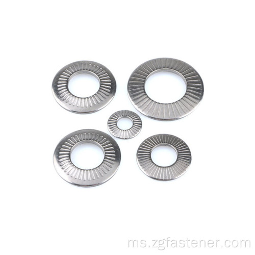 cakera keluli tahan karat Wasgers Spring Lock Washer